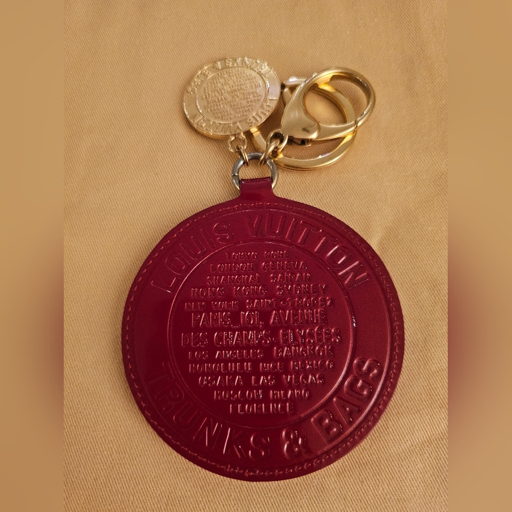 Louis Vuitton Red Bag Charm Key Chain